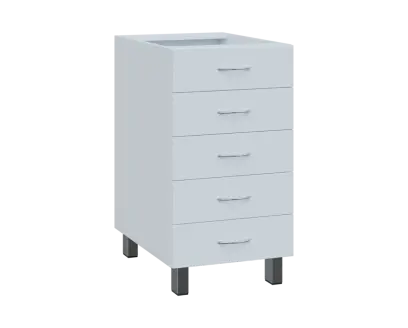 SS - 45Z52 spodní skříňka, 5-zásuvková, 870x450x600, bílá