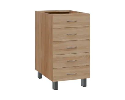 SS - 45Z52 spodní skříňka, 5-zásuvková, 870x450x600, dub bardolino SS - 45Z52 spodní skříňka, 5-zásuvková, 870x450x600, dub bardolino