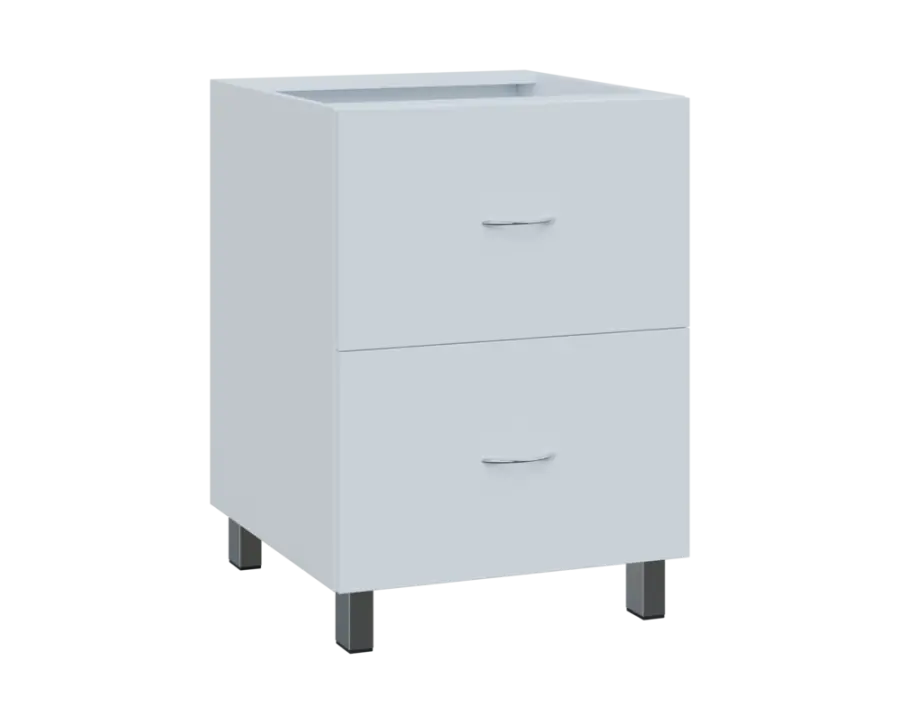 SS - 6Z22 spodní skříňka, 2-zásuvková, 870x600x600, bílá