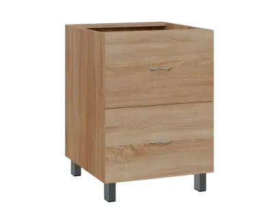 SS - 6Z22 spodní skříňka, 2-zásuvková, 870x600x600, dub bardolino SS - 6Z22 spodní skříňka, 2-zásuvková, 870x600x600, dub bardolino