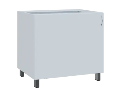 SSR - 9 spodní skříňka, rohová, 1-dveřová, levá, 870x900x600, bílá