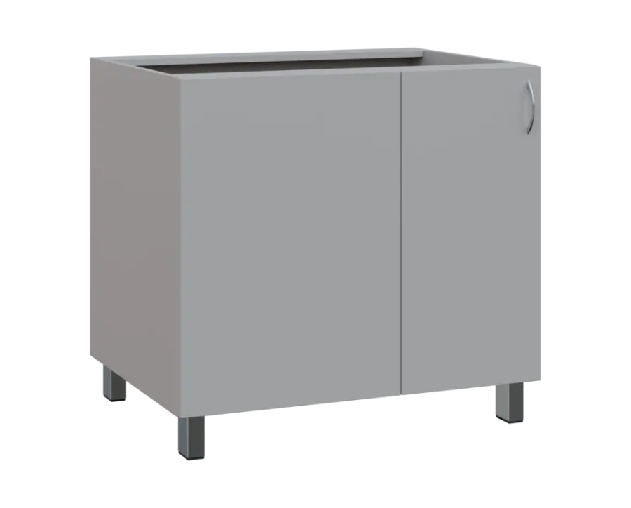 SSR - 9 spodní skříňka, rohová, 1-dveřová, levá, 870x900x600, šedá