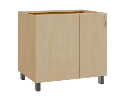 SSR - 9 spodní skříňka, rohová, 1-dveřová, levá, 870x900x600, bříza světlá