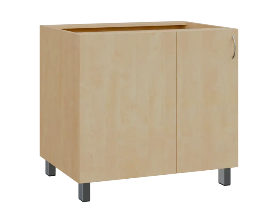 SSR - 9 spodní skříňka, rohová, 1-dveřová, levá, 870x900x600, bříza světlá