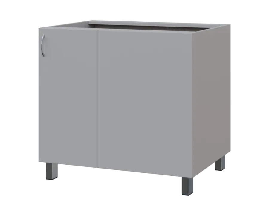 SSR - 9 spodní skříňka, rohová, 1-dveřová, pravá, 870x900x600, šedá