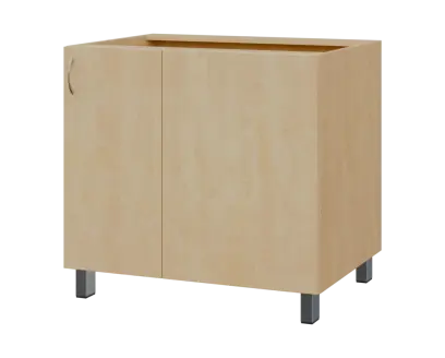 SSR - 9 spodní skříňka, rohová, 1-dveřová, pravá, 870x900x600, bříza světlá