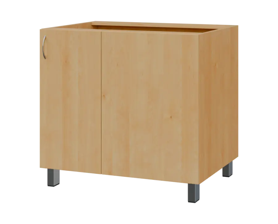 SSR - 9 spodní skříňka, rohová, 1-dveřová, pravá, 870x900x600, javor horský