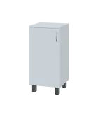 SN 2 - 4D kancelářská skříň, 1-dveřová, levá, 832x400x400, bílá