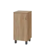 SN 2 - 4D kancelářská skříň, 1-dveřová, levá, 832x400x400, dub bardolino