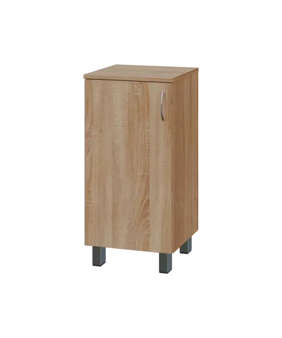 SN 2 - 4D kancelářská skříň, 1-dveřová, levá, 832x400x400, dub bardolino