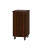 SN 2 - 4D kancelářská skříň, 1-dveřová, levá, 832x400x400, ořech královský