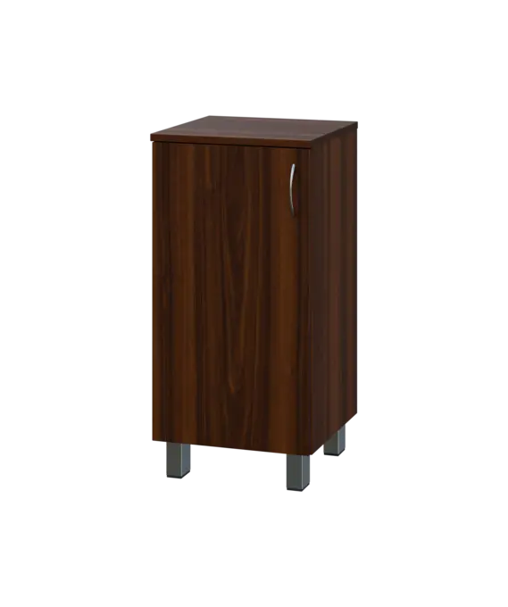 SN 2 - 4D kancelářská skříň, 1-dveřová, levá, 832x400x400, ořech královský