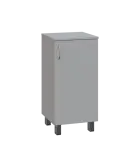 SN 2 - 4D kancelářská skříň, 1-dveřová, pravá, 832x400x400, šedá