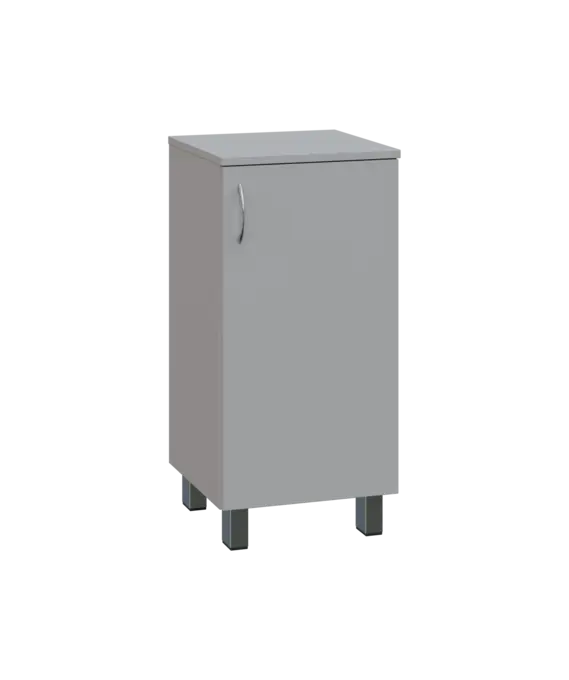 SN 2 - 4D kancelářská skříň, 1-dveřová, pravá, 832x400x400, šedá
