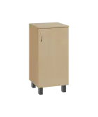 SN 2 - 4D kancelářská skříň, 1-dveřová, pravá, 832x400x400, bříza světlá