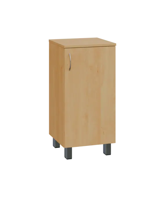 SN 2 - 4D kancelářská skříň, 1-dveřová, pravá, 832x400x400, javor horský