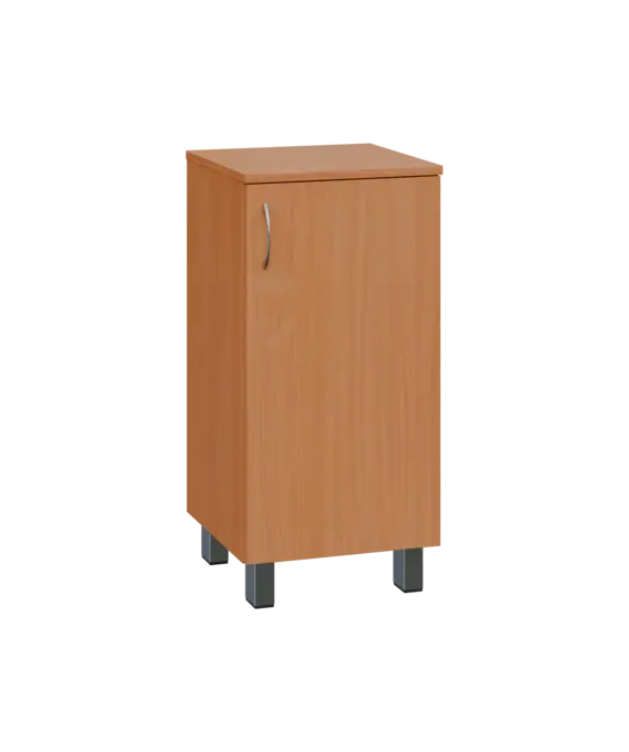 SN 2 - 4D kancelářská skříň, 1-dveřová, pravá, 832x400x400, buk royal