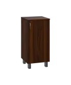 SN 2 - 4D kancelářská skříň, 1-dveřová, pravá, 832x400x400, ořech královský
