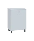 SN 2 - 6D2 kancelářská skříň, 2-dveřová, levá, 832x600x400, bílá