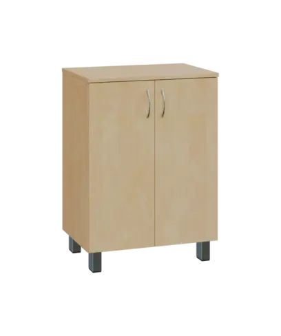 SN 2 - 6D2 kancelářská skříň, 2-dveřová, levá, 832x600x400, bříza světlá