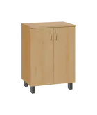SN 2 - 6D2 kancelářská skříň, 2-dveřová, levá, 832x600x400, javor horský