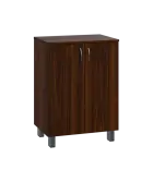 SN 2 - 6D2 kancelářská skříň, 2-dveřová, levá, 832x600x400, ořech královský