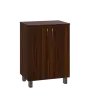 SN 2 - 6D2 kancelářská skříň, 2-dveřová, levá, 832x600x400, ořech královský