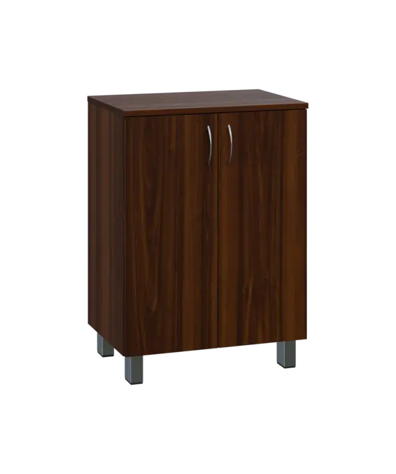 SN 2 - 6D2 kancelářská skříň, 2-dveřová, levá, 832x600x400, ořech královský