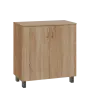 SN 2 - 8D kancelářská skříň, 2-dveřová, 832x800x400, dub bardolino