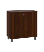 SN 2 - 8D kancelářská skříň, 2-dveřová, 832x800x400, ořech královský