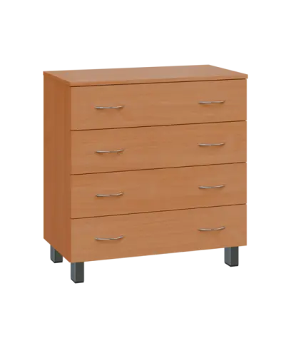 SN 2 - 84Z kancelářská skříň, 4-zásuvková, 832x800x400, buk royal