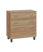SN 2 - 84Z kancelářská skříň, 4-zásuvková, 832x800x400, dub bardolino