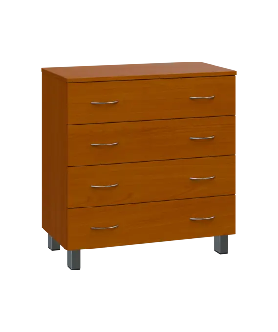 SN 2 - 84Z kancelářská skříň, 4-zásuvková, 832x800x400, třešeň šumavská