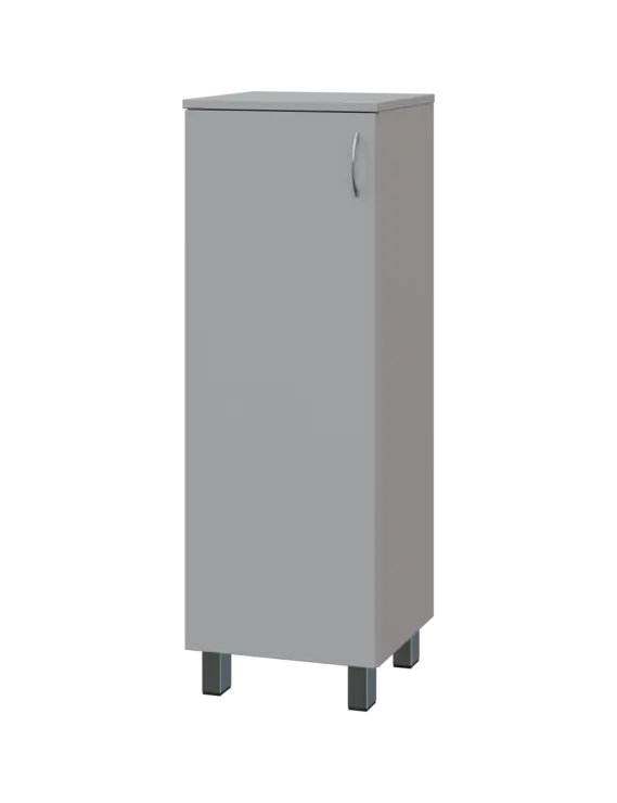 SN 3 - 4D kancelářská skříň, 1-dveřová, levá, 1180x400x400, šedá