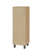 SN 3 - 4D kancelářská skříň, 1-dveřová, levá, 1180x400x400, bříza světlá