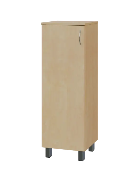SN 3 - 4D kancelářská skříň, 1-dveřová, levá, 1180x400x400, bříza světlá