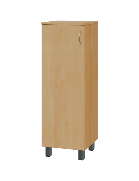 SN 3 - 4D kancelářská skříň, 1-dveřová, levá, 1180x400x400, javor horský