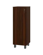 SN 3 - 4D kancelářská skříň, 1-dveřová, levá, 1180x400x400, ořech královský