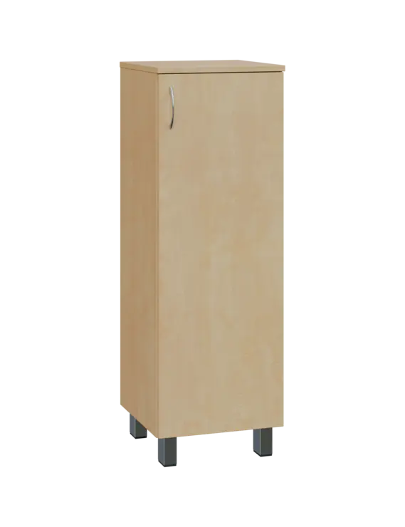 SN 3 - 4D kancelářská skříň, 1-dveřová, pravá, 1180x400x400, bříza světlá