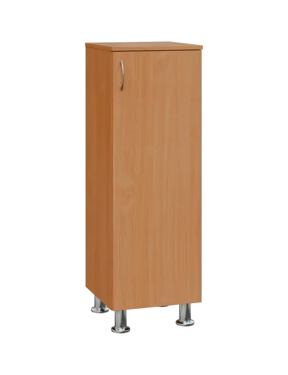 SN 3 - 4D kancelářská skříň, 1-dveřová, pravá, 1180x400x400, buk royal