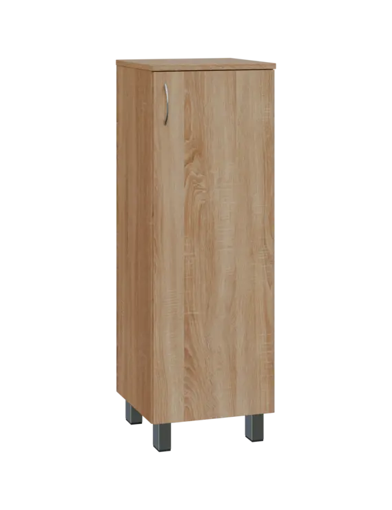 SN 3 - 4D kancelářská skříň, 1-dveřová, pravá, 1180x400x400, dub bardolino