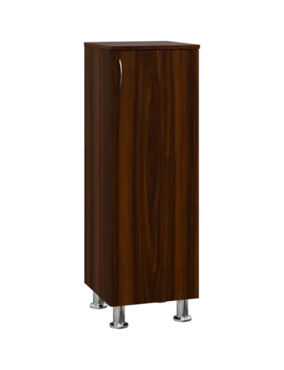SN 3 - 4D kancelářská skříň, 1-dveřová, pravá, 1180x400x400, ořech královský