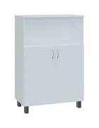 SN 3 - 8DN kancelářská skříň, 2-dveřová/nika, 1180x800x400, bílá