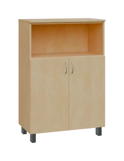 SN 3 - 8DN kancelářská skříň, 2-dveřová/nika, 1180x800x400, bříza světlá SN 3 - 8DN kancelářská skříň, 2-dveřová/nika, 1180x800x400, bříza světlá