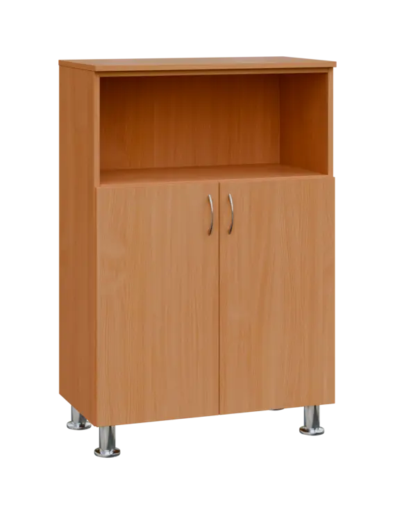 SN 3 - 8DN kancelářská skříň, 2-dveřová/nika, 1180x800x400, buk royal