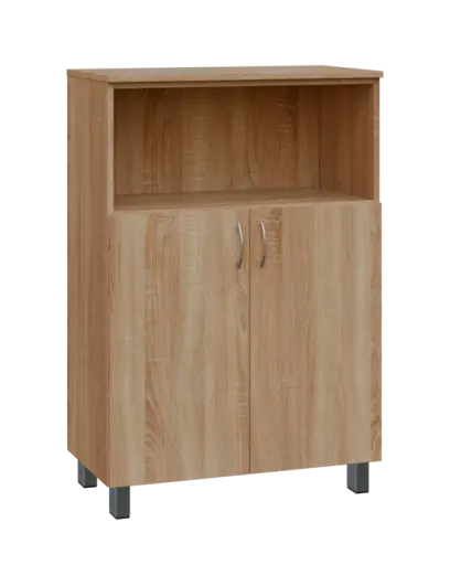SN 3 - 8DN kancelářská skříň, 2-dveřová/nika, 1180x800x400, dub bardolino