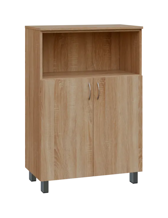 SN 3 - 8DN kancelářská skříň, 2-dveřová/nika, 1180x800x400, dub bardolino
