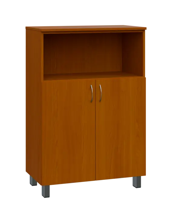 SN 3 - 8DN kancelářská skříň, 2-dveřová/nika, 1180x800x400, třešeň šumavská