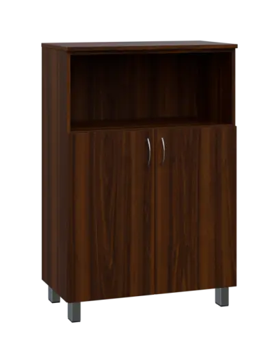 SN 3 - 8DN kancelářská skříň, 2-dveřová/nika, 1180x800x400, ořech královský SN 3 - 8DN kancelářská skříň, 2-dveřová/nika, 1180x800x400, ořech královský