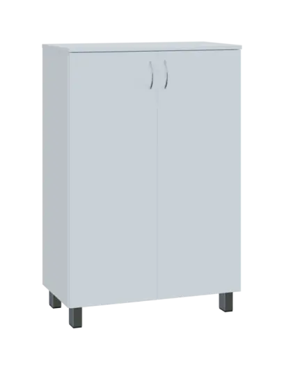 SN 3 - 8D kancelářská skříň, 2-dveřová, 1180x800x400, bílá
